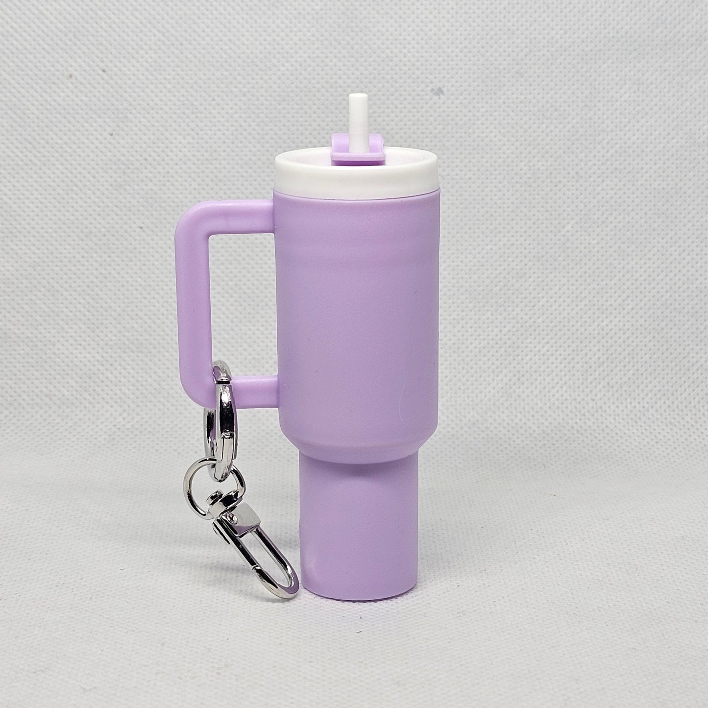 Tumbler Keychain Lip Balm Holder