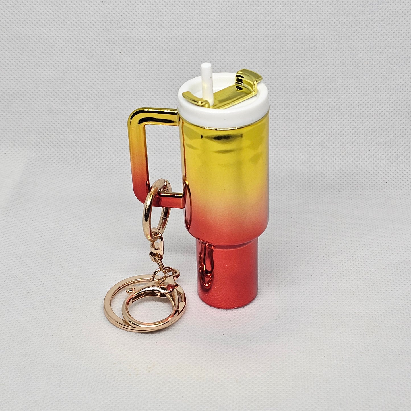 Tumbler Keychain Lip Balm Holder