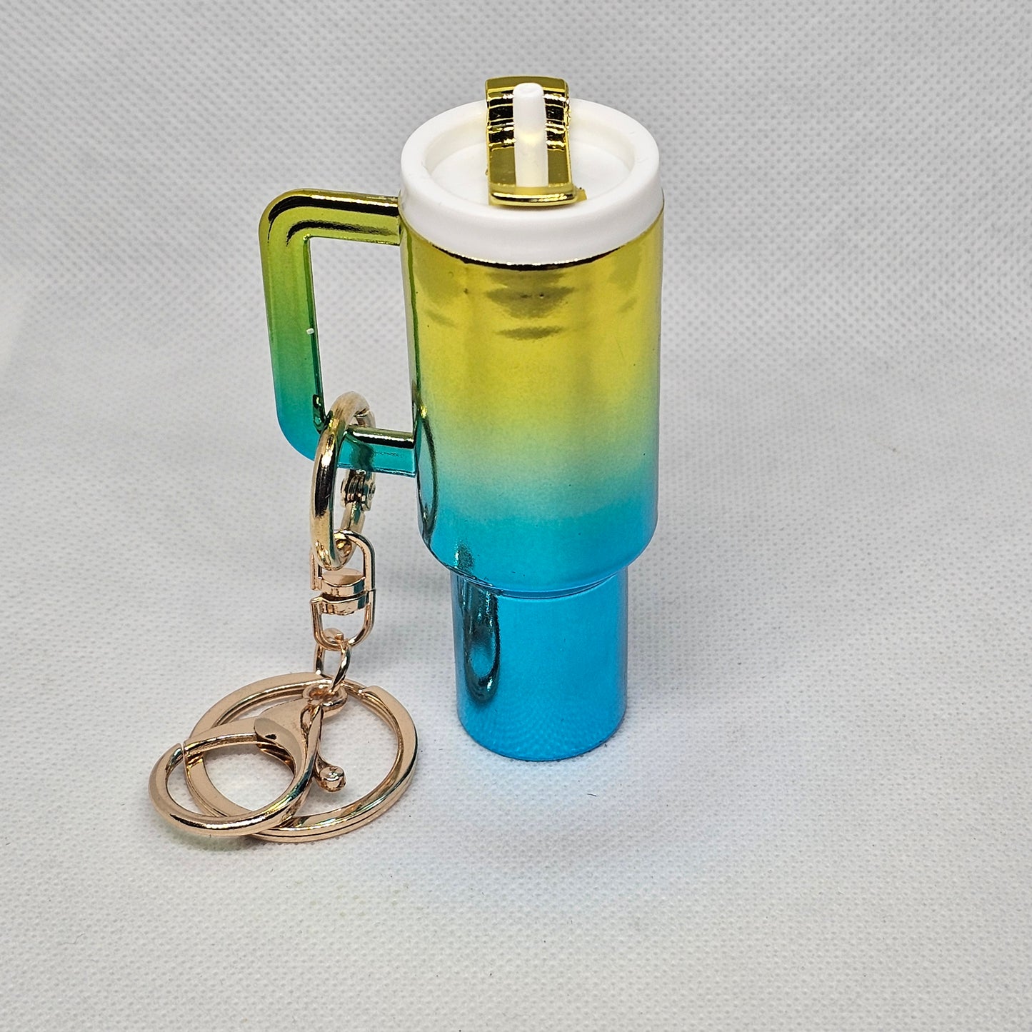 Tumbler Keychain Lip Balm Holder