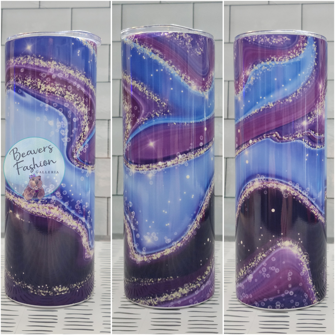Amethyst Swirl Tumbler