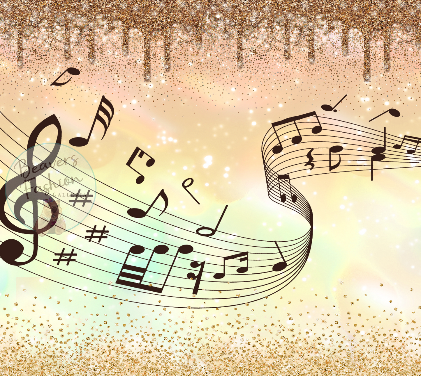 Music Swirls Tumbler