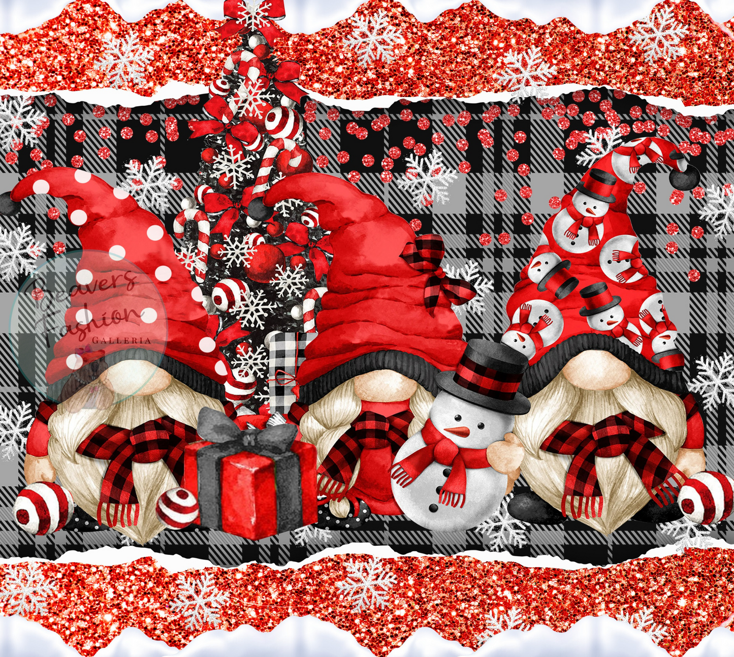 Snowy Gnome Tumbler