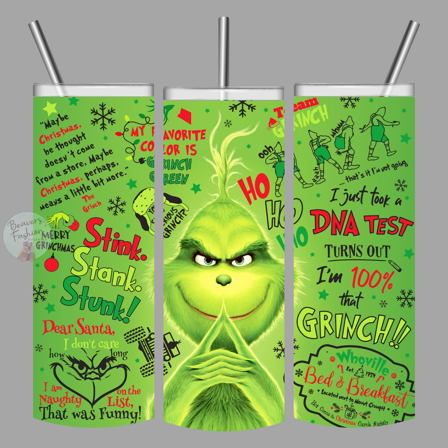 Grinch Tumblers
