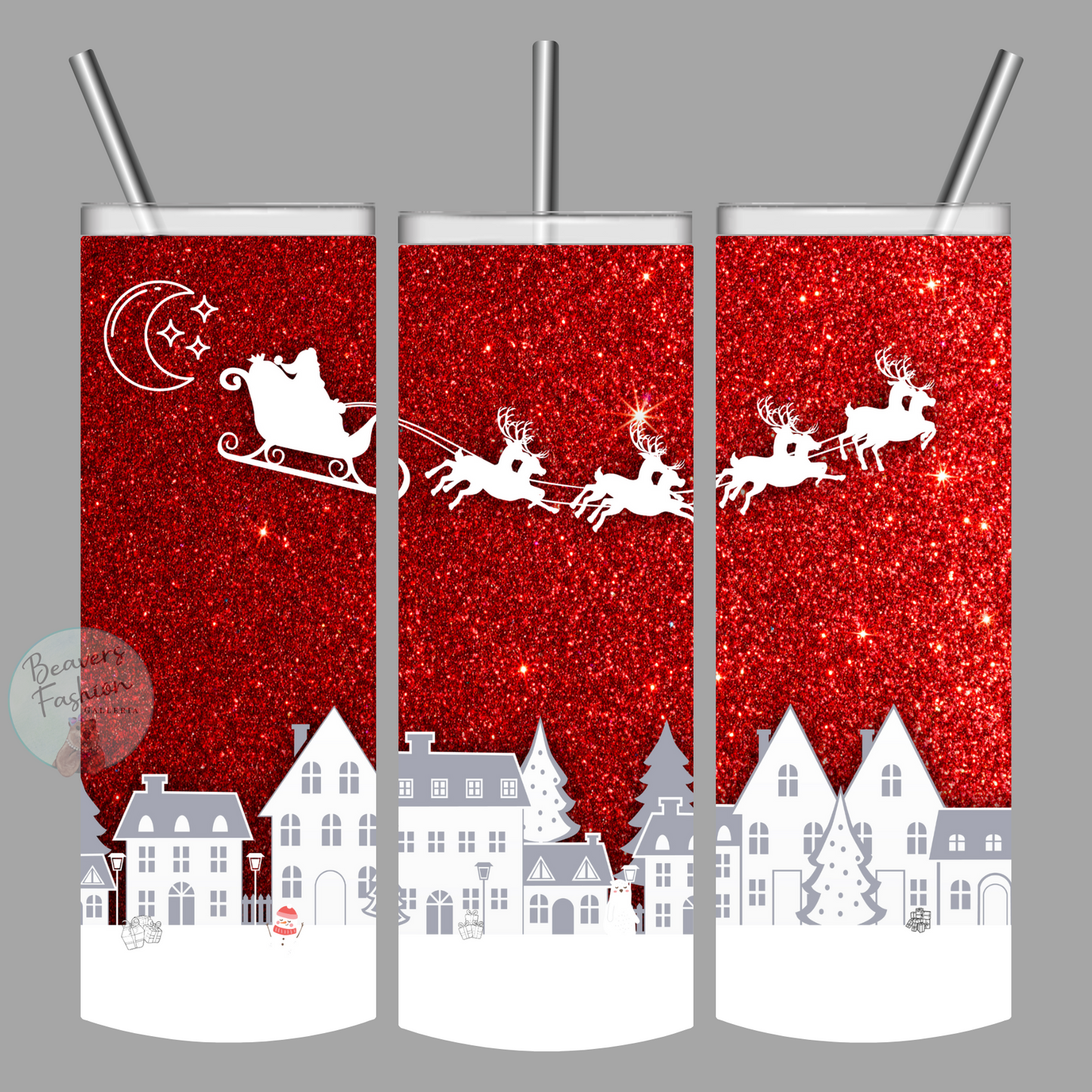 Flying Santa Tumbler