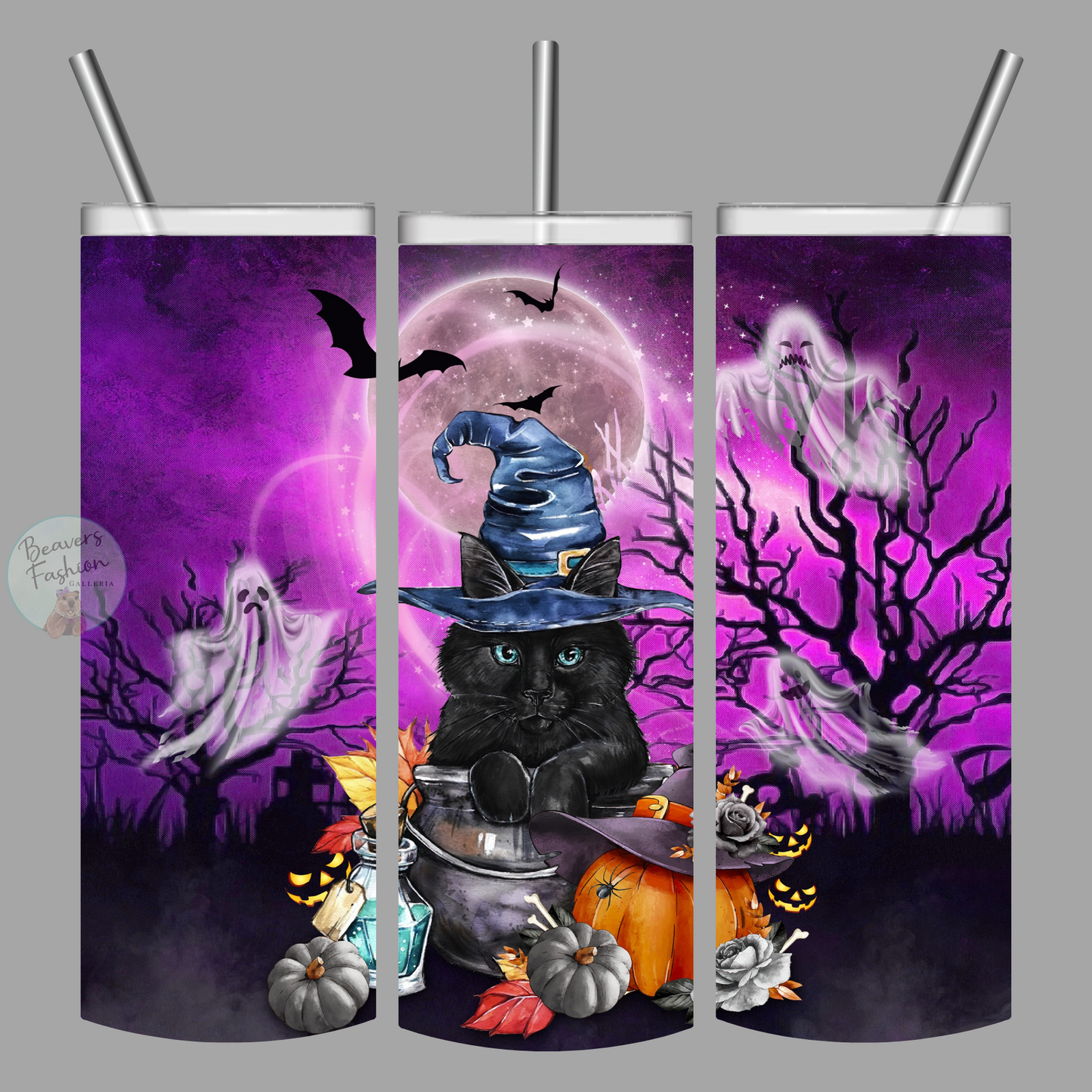 Halloween Cat Tumbler