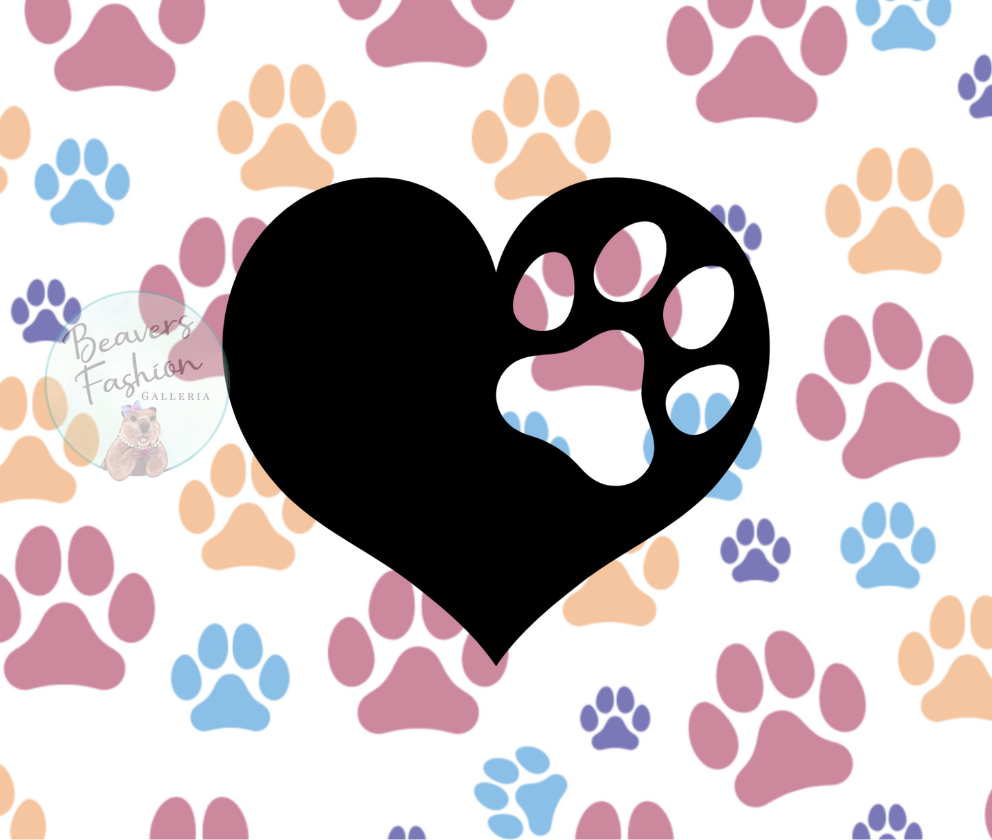 Heart Paw Tumbler