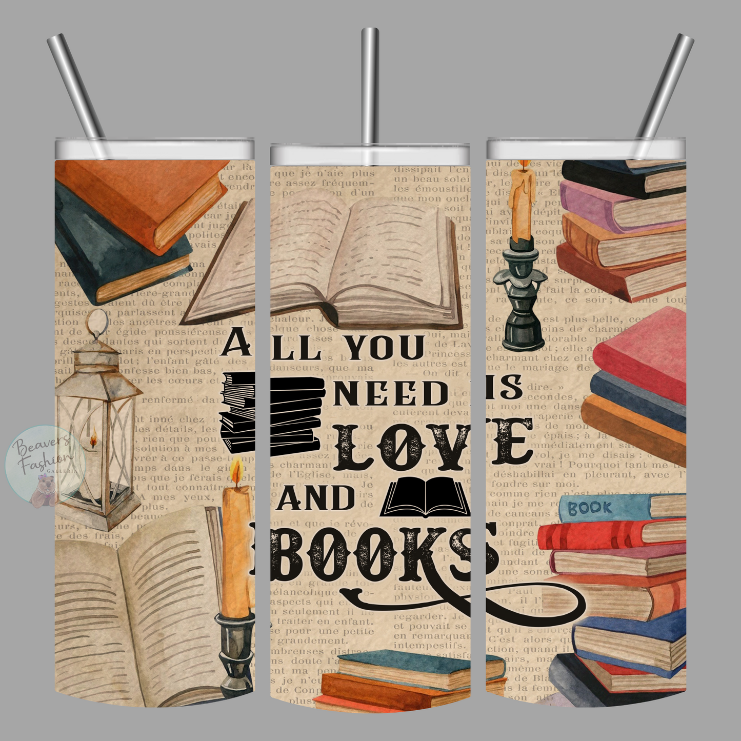 Love & Books Tumbler