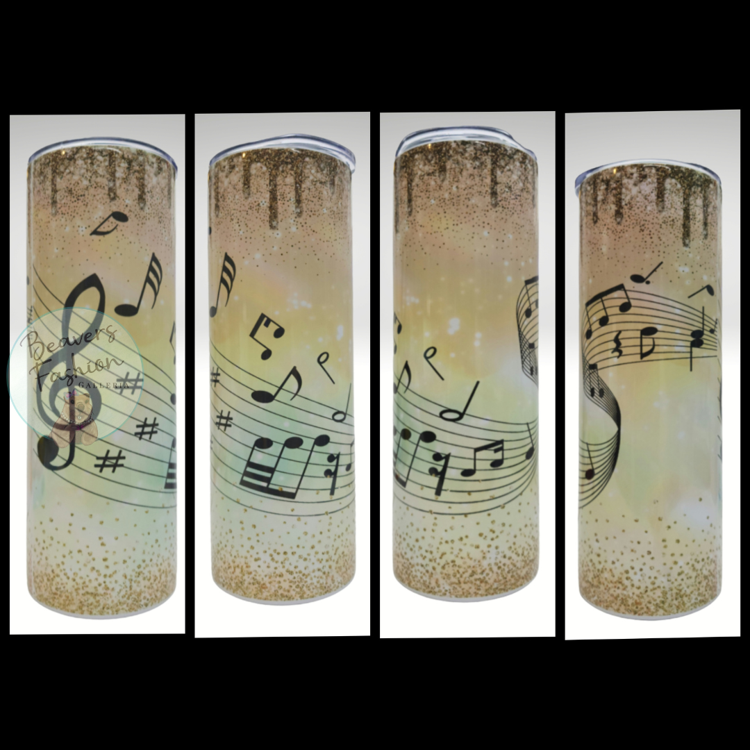 Music Swirls Tumbler