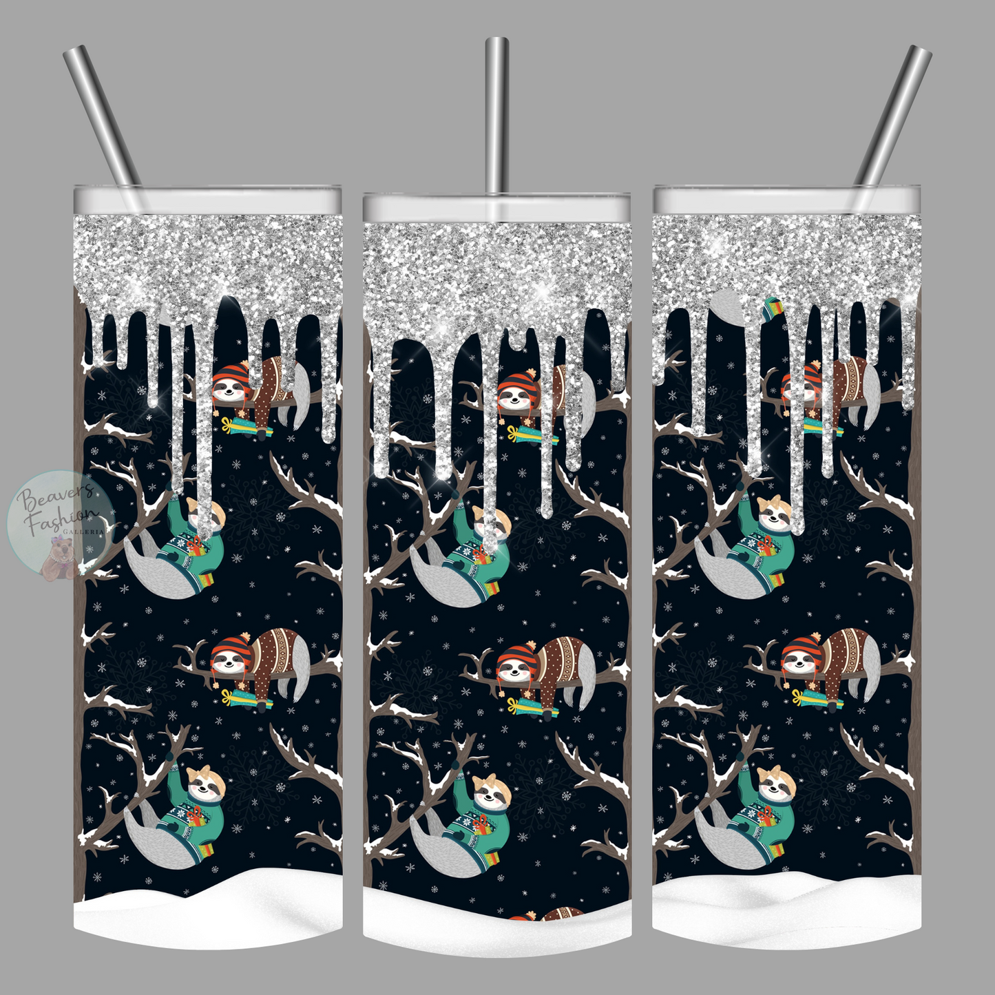 Sweater Sloths Tumbler