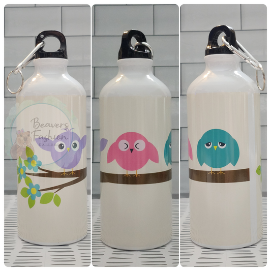 READY TO SHIP- Water Bottle Cute Birds