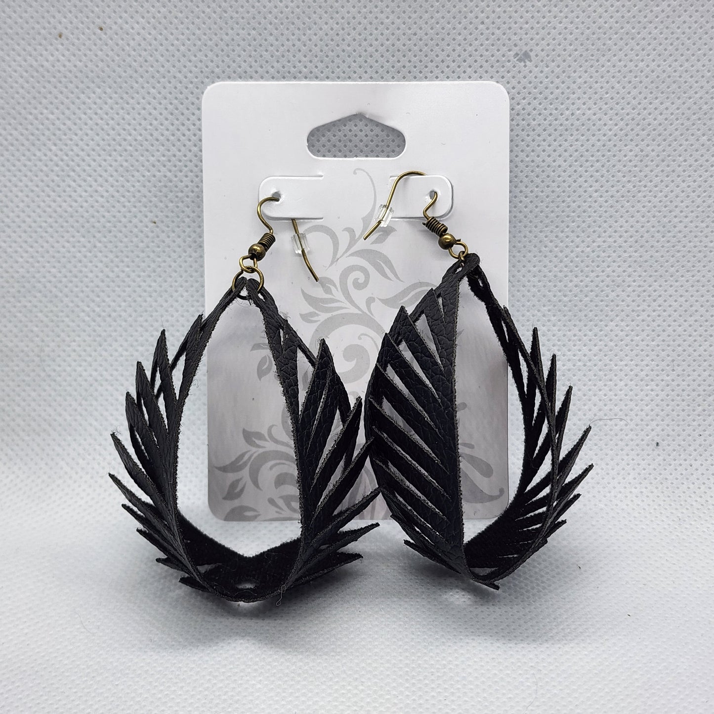 Faux Leather Earrings