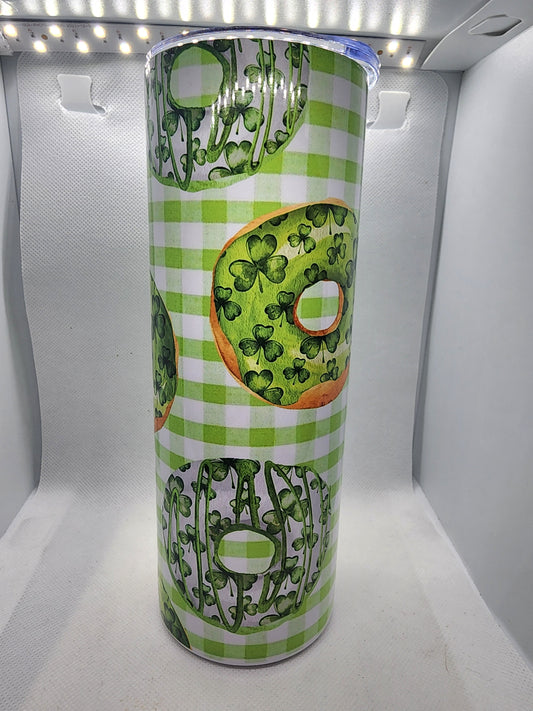 READY TO SHIP- 20 Ounce Tumbler Lucky Donut