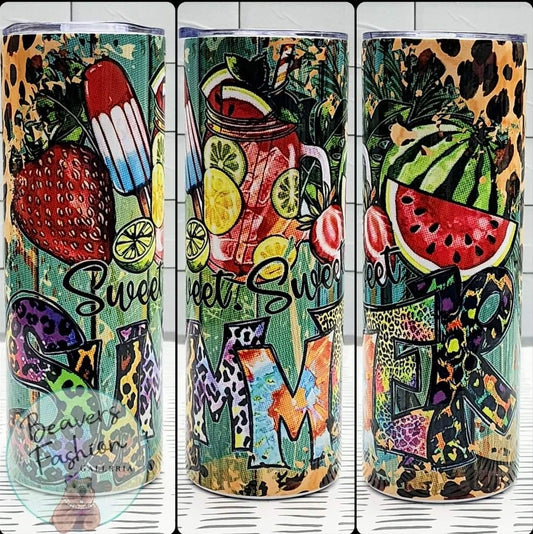 READY TO SHIP- 20 Ounce Tumbler Sweet Sweet Summer