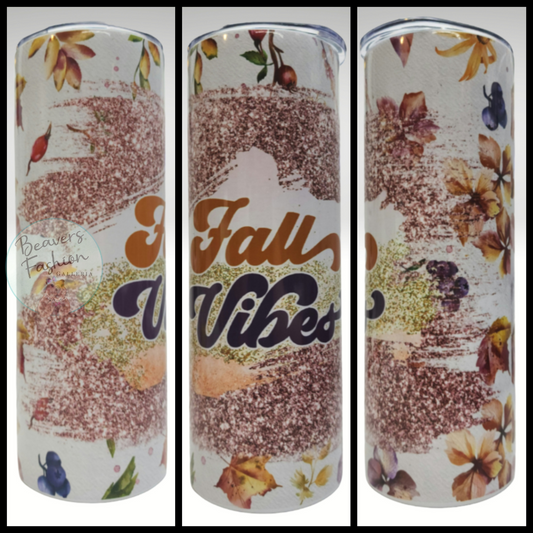 READY TO SHIP- 20 Ounce Tumbler Fall Vibes