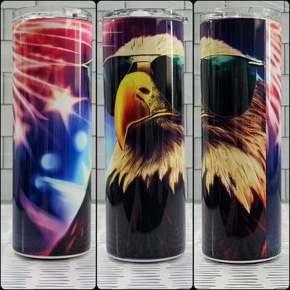 READY TO SHIP- 20 Ounce DUO Tumbler Eagle