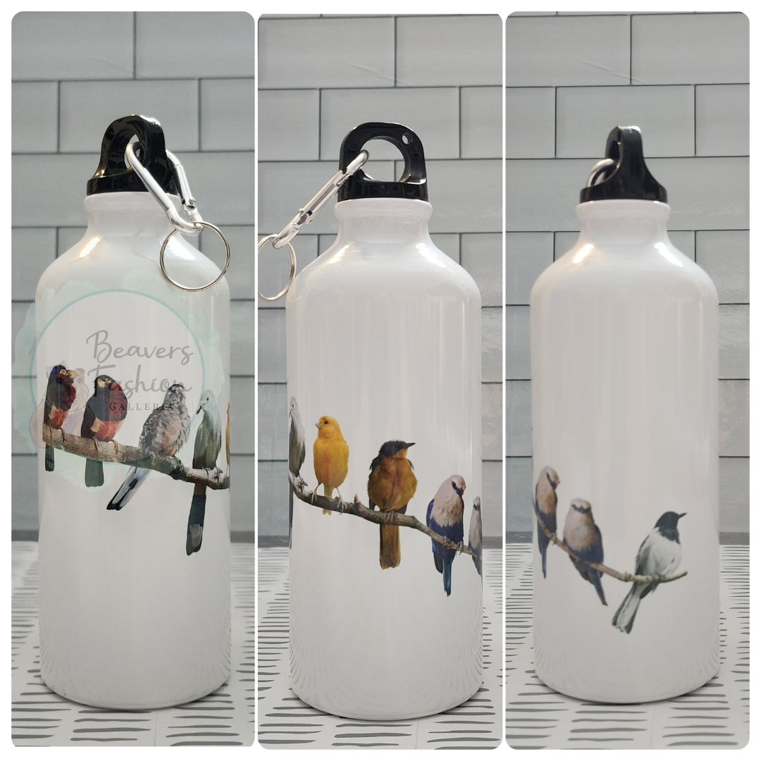 READY TO SHIP- Water Bottle Bird Branch