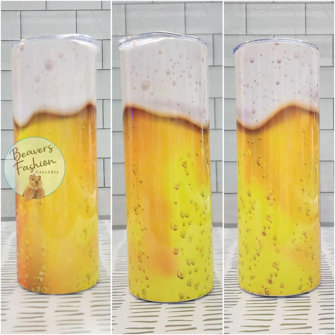 READY TO SHIP- 20 Ounce Tumbler Beer