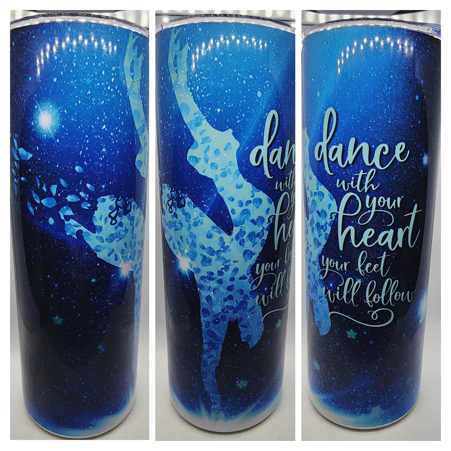 READY TO SHIP- 20 Ounce Tumbler Dance with your heart