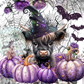 Halloween Highland Cow Tumbler