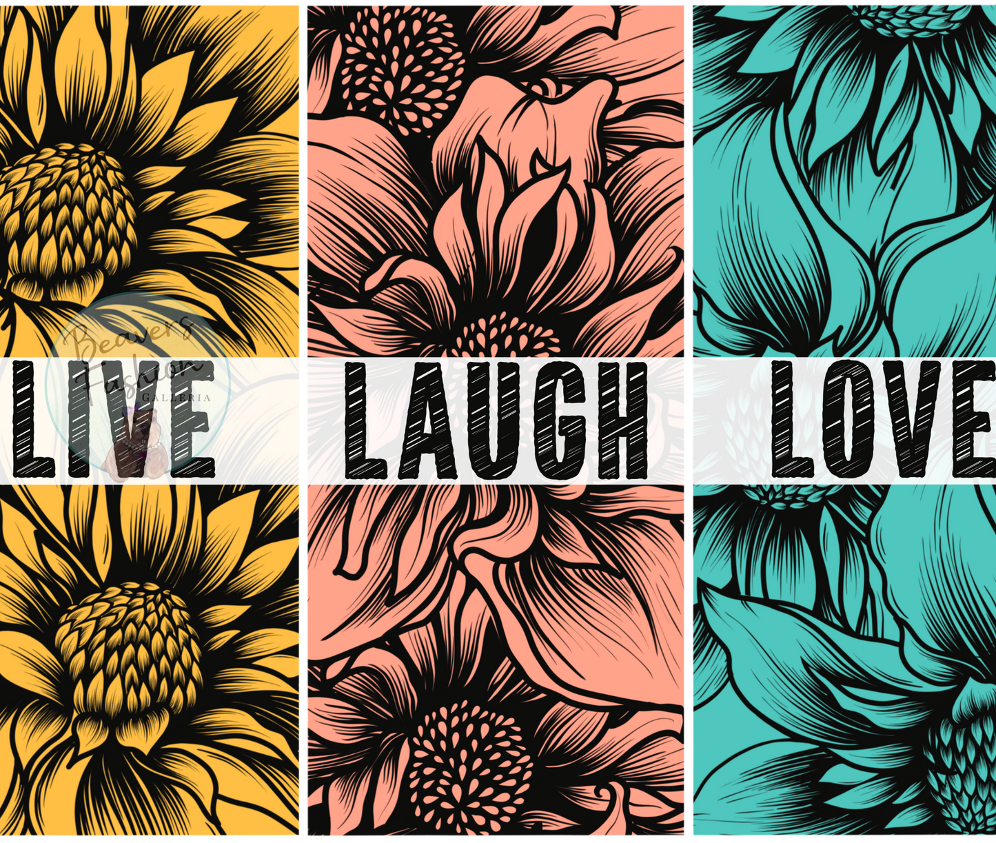 Live Laugh Love Tumbler