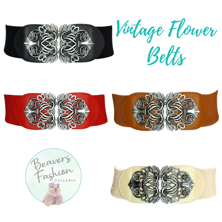 Vintage Flower Belt