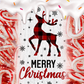 Candy Cane Reindeer Tumbler
