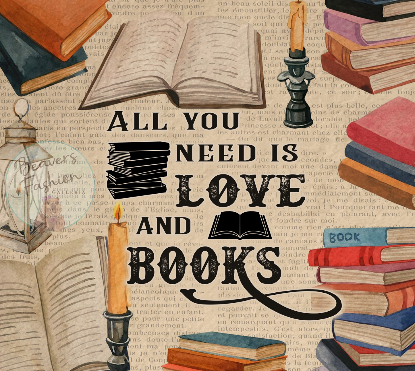 Love & Books Tumbler