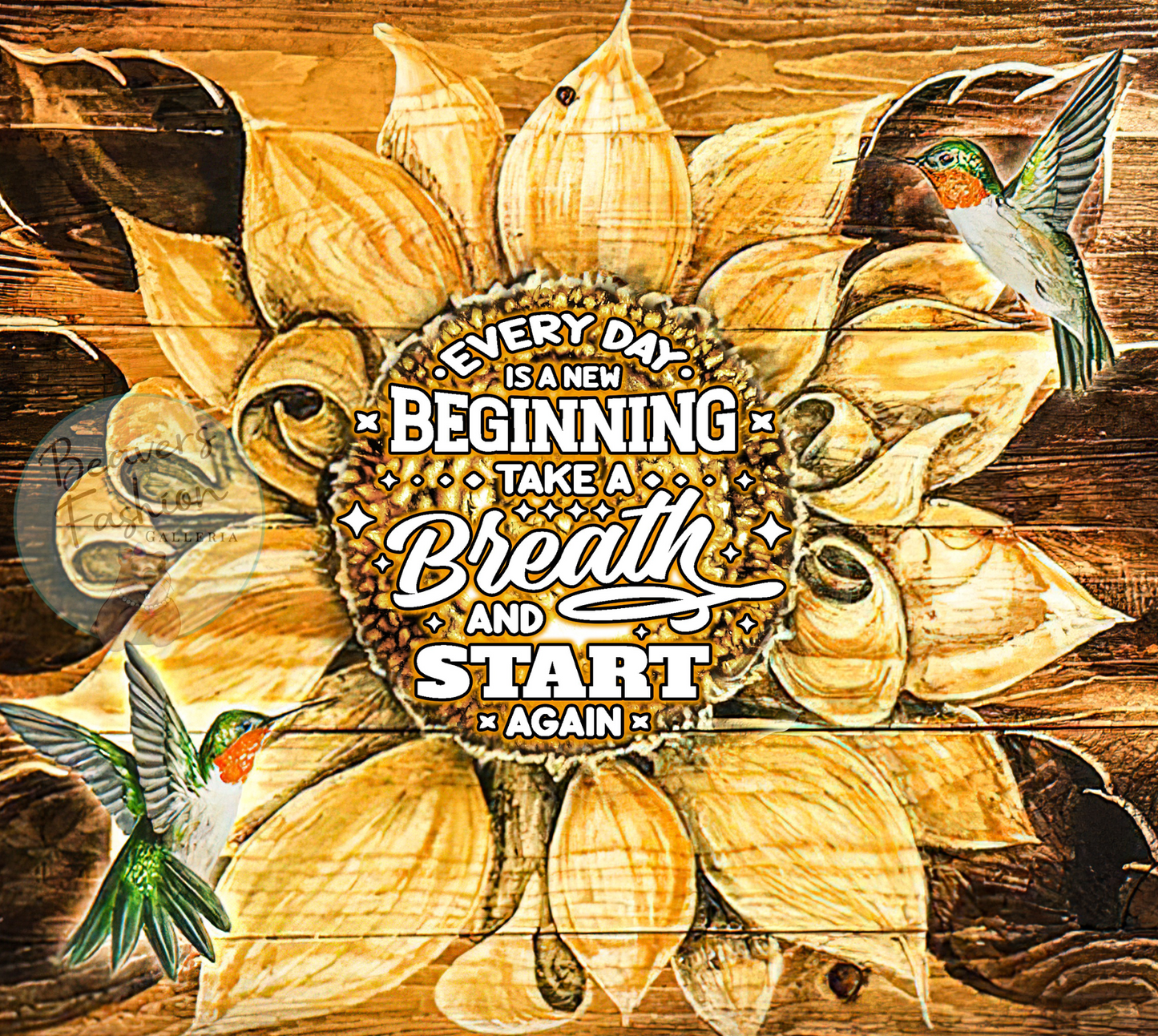 Start Again Sunflower Tumbler