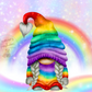 Rainbow Gnome Tumbler