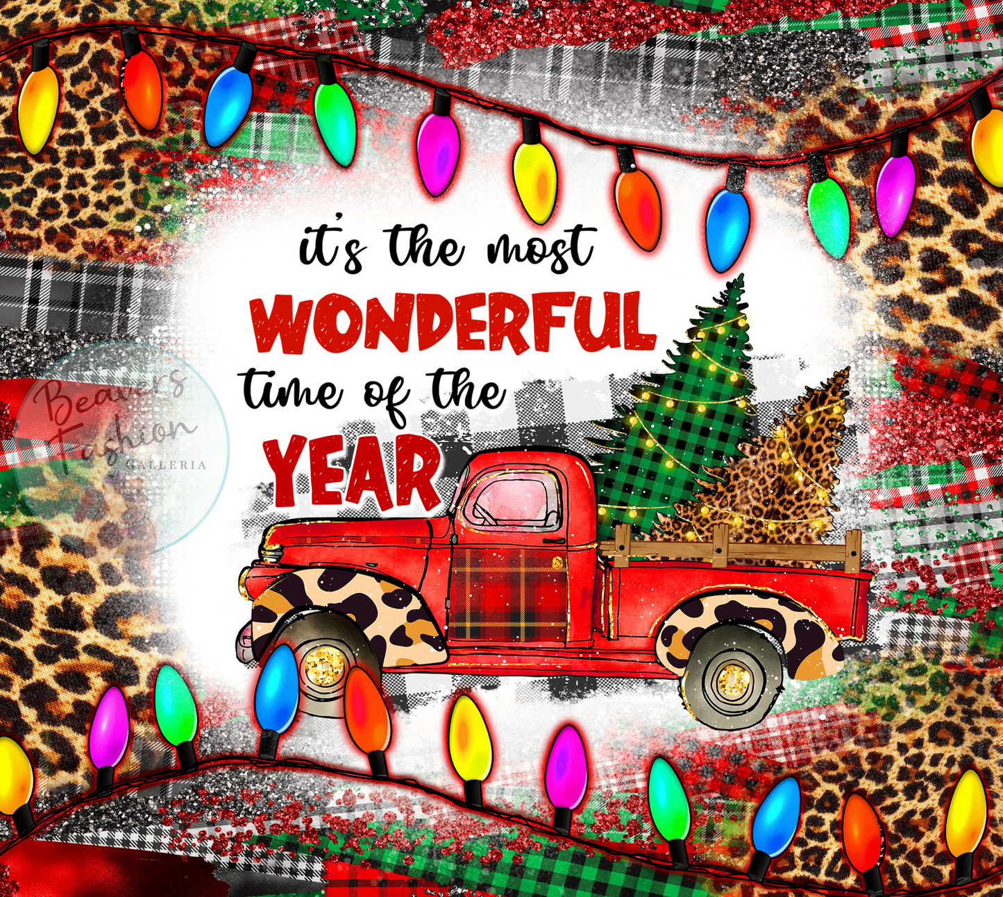 Holiday Truck Tumbler