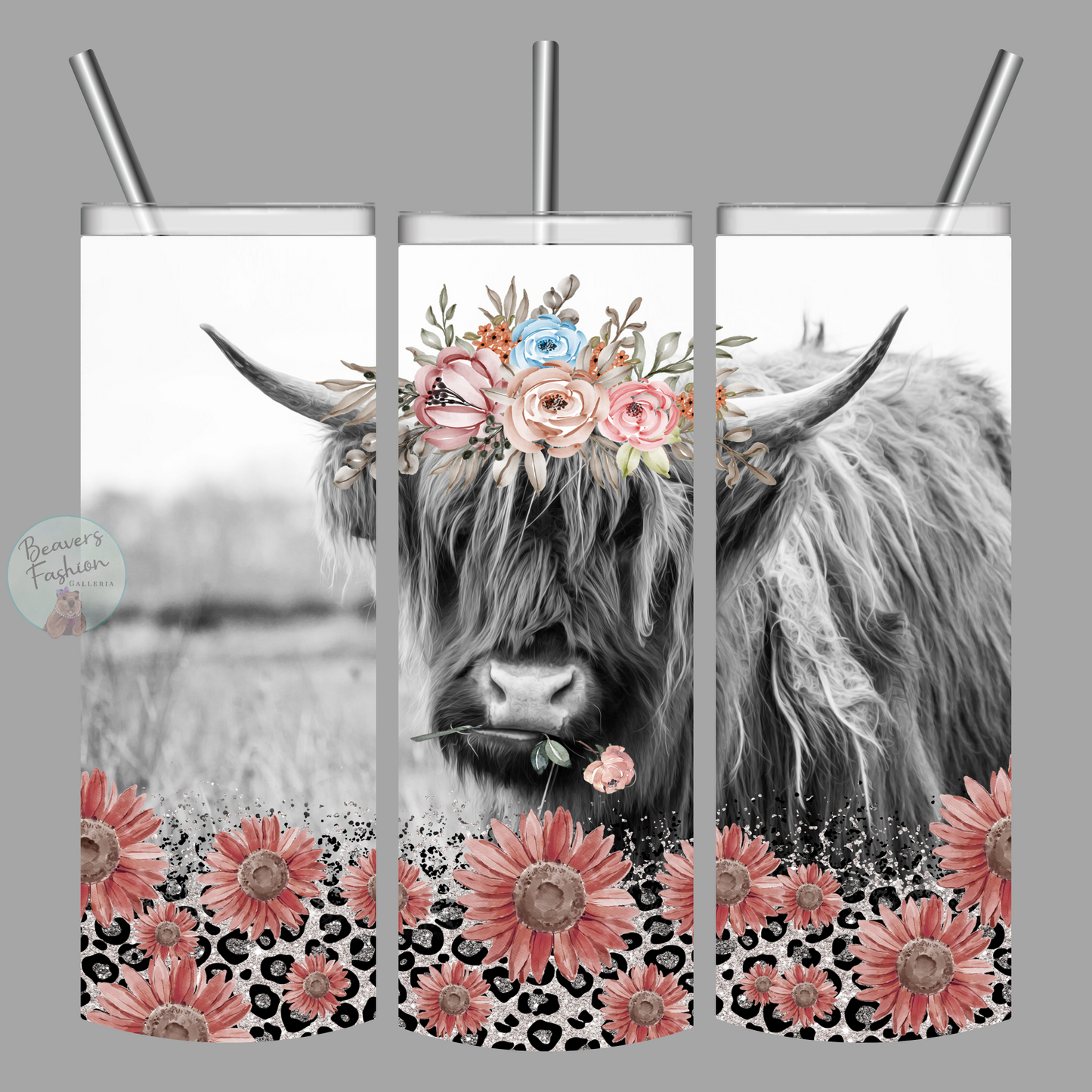 Highland Cow Tumbler