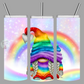 Rainbow Gnome Tumbler
